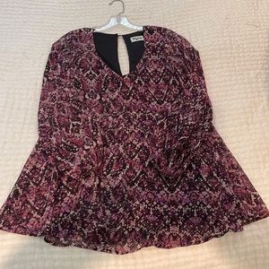 SMYM Snakeskin tunic top
